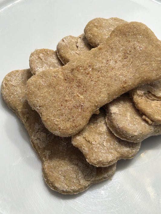 Peanut Butter Banana Dog Biscuit