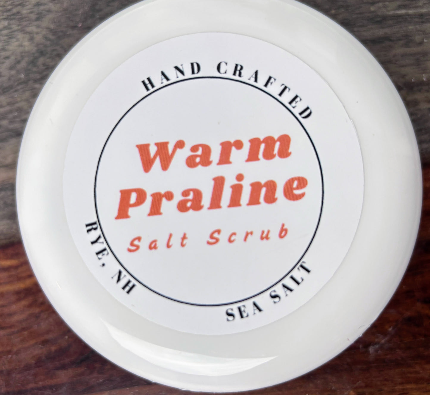 Warm Praline  Salt Scrub  4oz