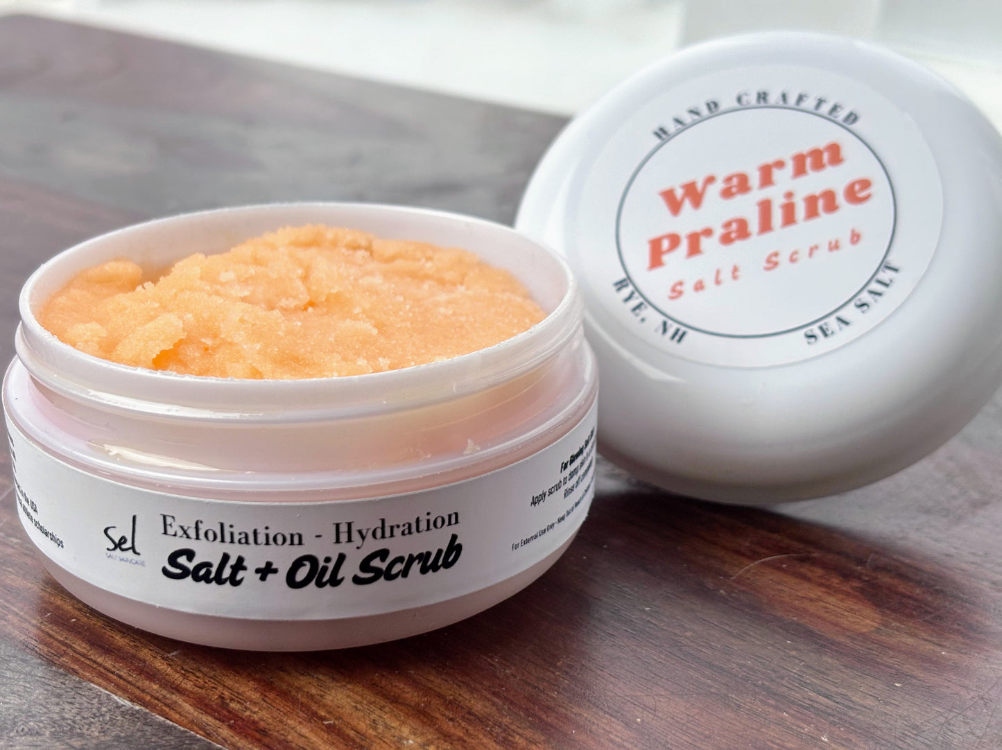 Warm Praline  Salt Scrub  4oz